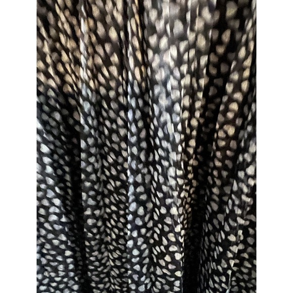 Nico La Black White Chiffon Lined Dress Womens Medium - Picture 3 of 4